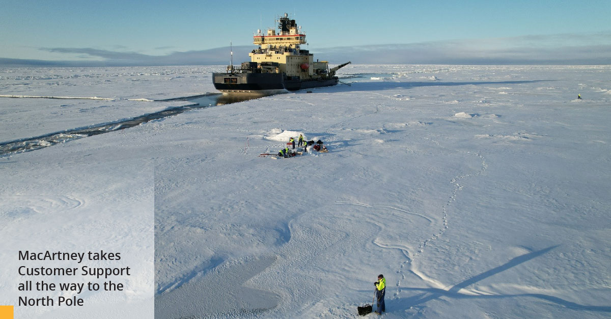MacArtney goes all the way to the North Pole to support customers