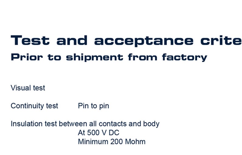 Test And Acceptance Criteria